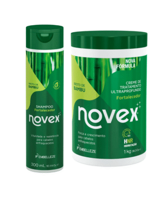 Pack Shampoo + Crema de Tratamiento Anticaída y Crecimiento Broto de Bambú Novex